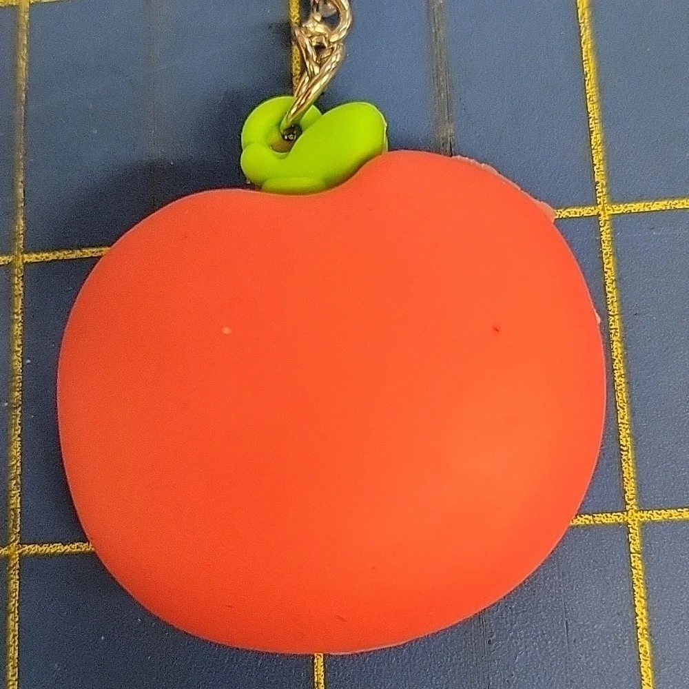 Tomato Red with Happy Face Heart 1.5